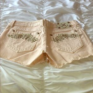 Lite Pink Miss Me Shorts